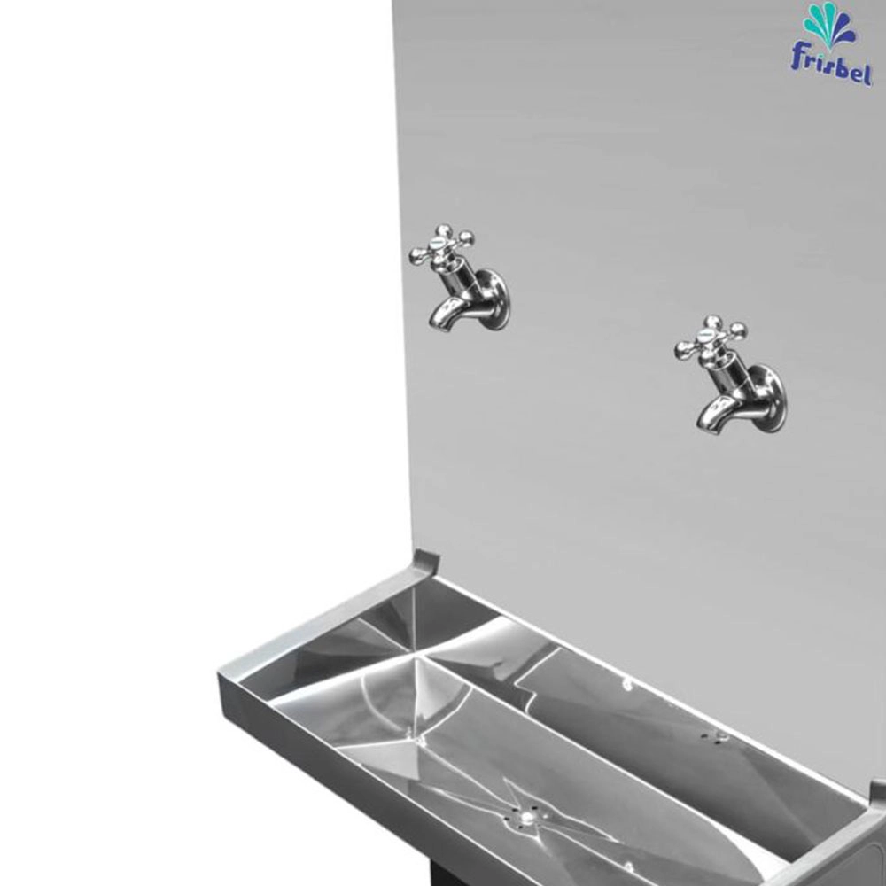 BEBEDOURO DE AGUA INDUSTRIAL BANCADA FRISBEL 25 LITROS 2 TORNEIRA - INOX 127V