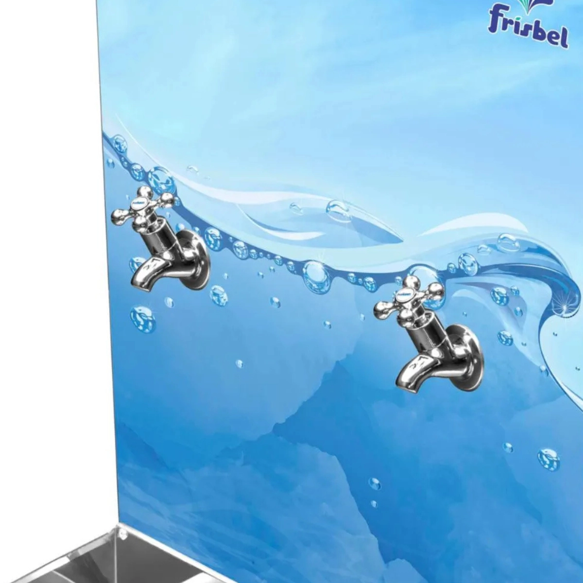 BEBEDOURO DE COLUNA INOX 50 LITROS FRISBEL 1 GELADA E 1 NATURAL 127V