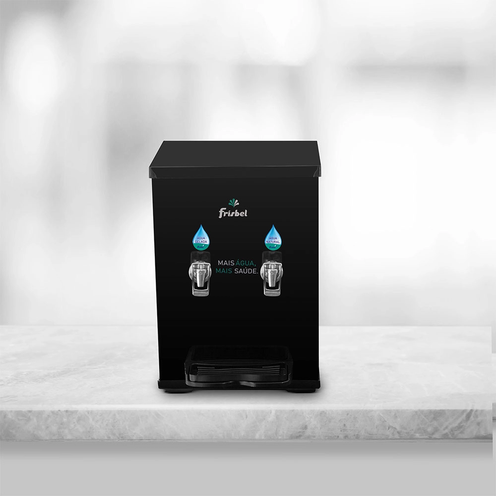 BEBEDOURO INDUSTRIAL BANCADA PRETO 10 LITROS FRISBEL 127V