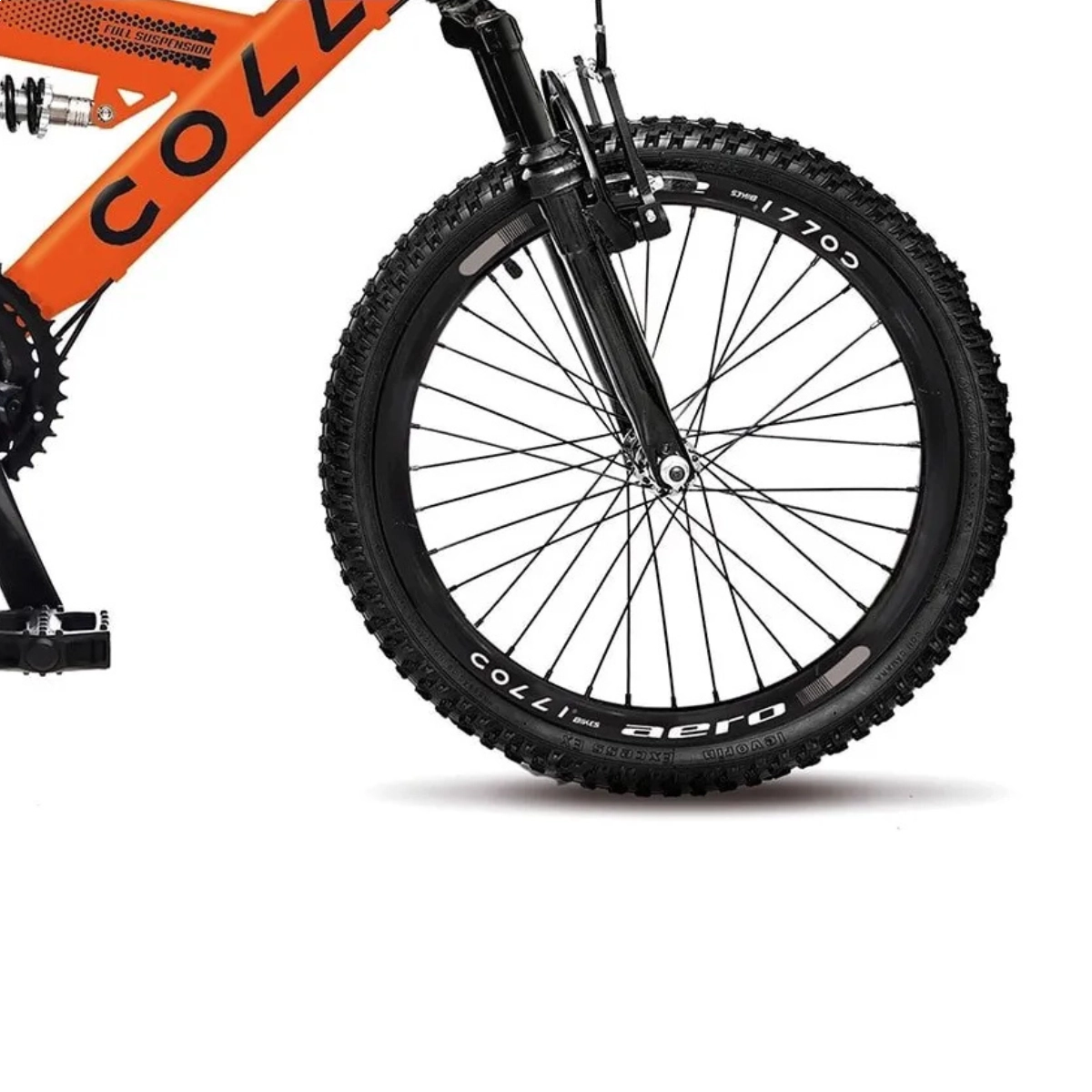 BICICLETA COLLI GPS DUPLA SUSP. FULL A.20 36R 21V LARANJA NEON BICICLETA COLLI GPS DUPLA SUSP. FULL A.20 36R 21V LARANJA NEON