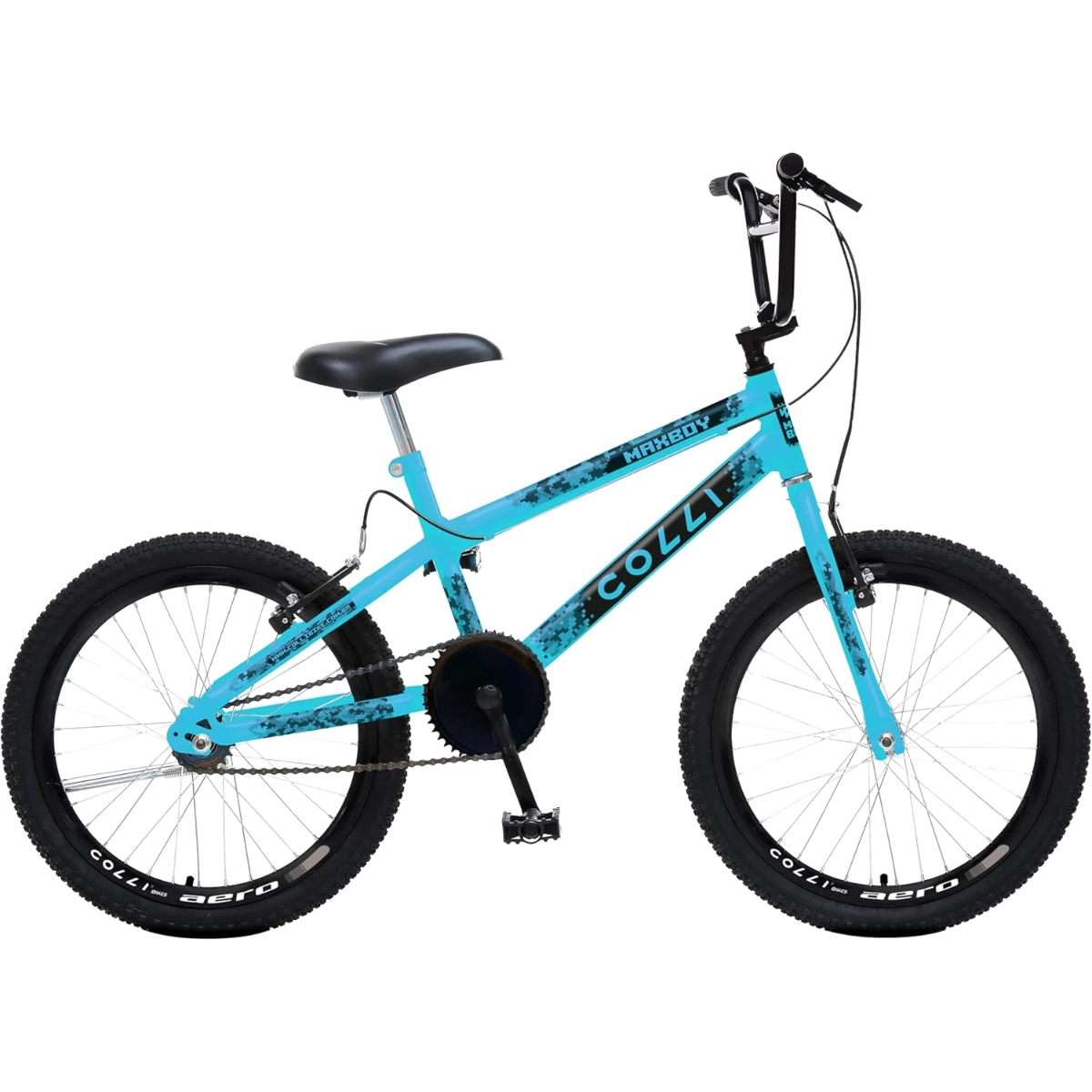 BICICLETA COLLI MAX BOY CROSS ARO 20 COR AZUL TAMANHO DO QUADRO 12