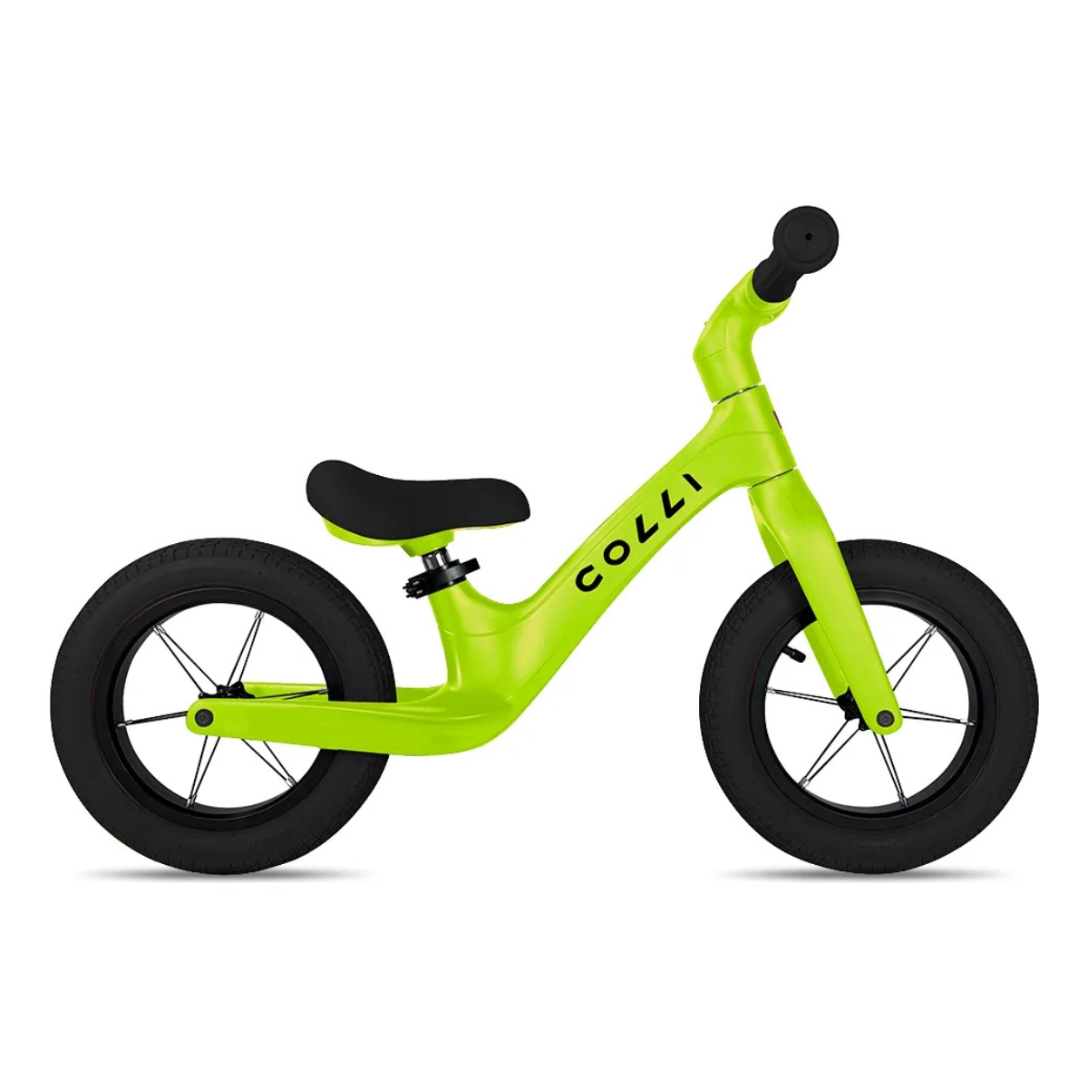 BICICLETA DE EQUILÍBRIO COLLI PITUKINHA BALANCE INFANTIL AMARELO NEON