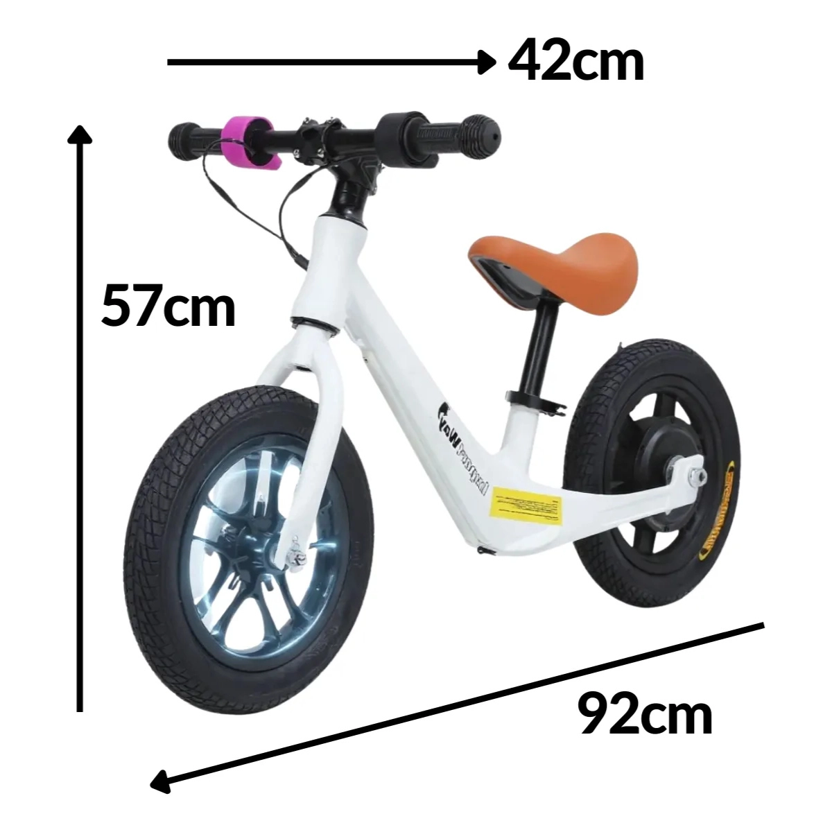 BICICLETA ELETRICA BALANCE INFANTIL BRANCA BW389BR 120W IMPORTWAY