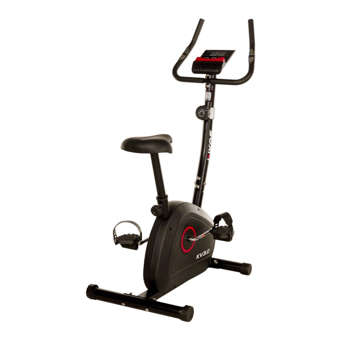 BICICLETA ERGOMÉTRICA KIKOS KV3.0 PRETA MAGNÉTICA 8 NIVEIS 
