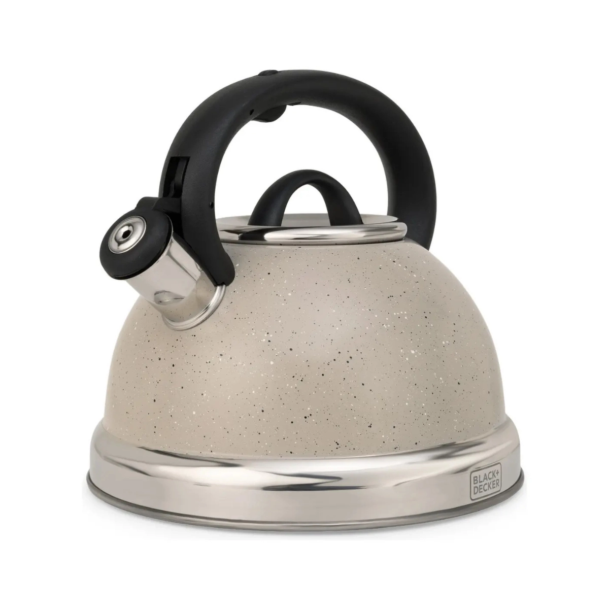 Black+decker Chaleira com Apito 3 Litros Steam&stone - Corpo em Aco Inoxidavel com Cabo em Nylon e A
