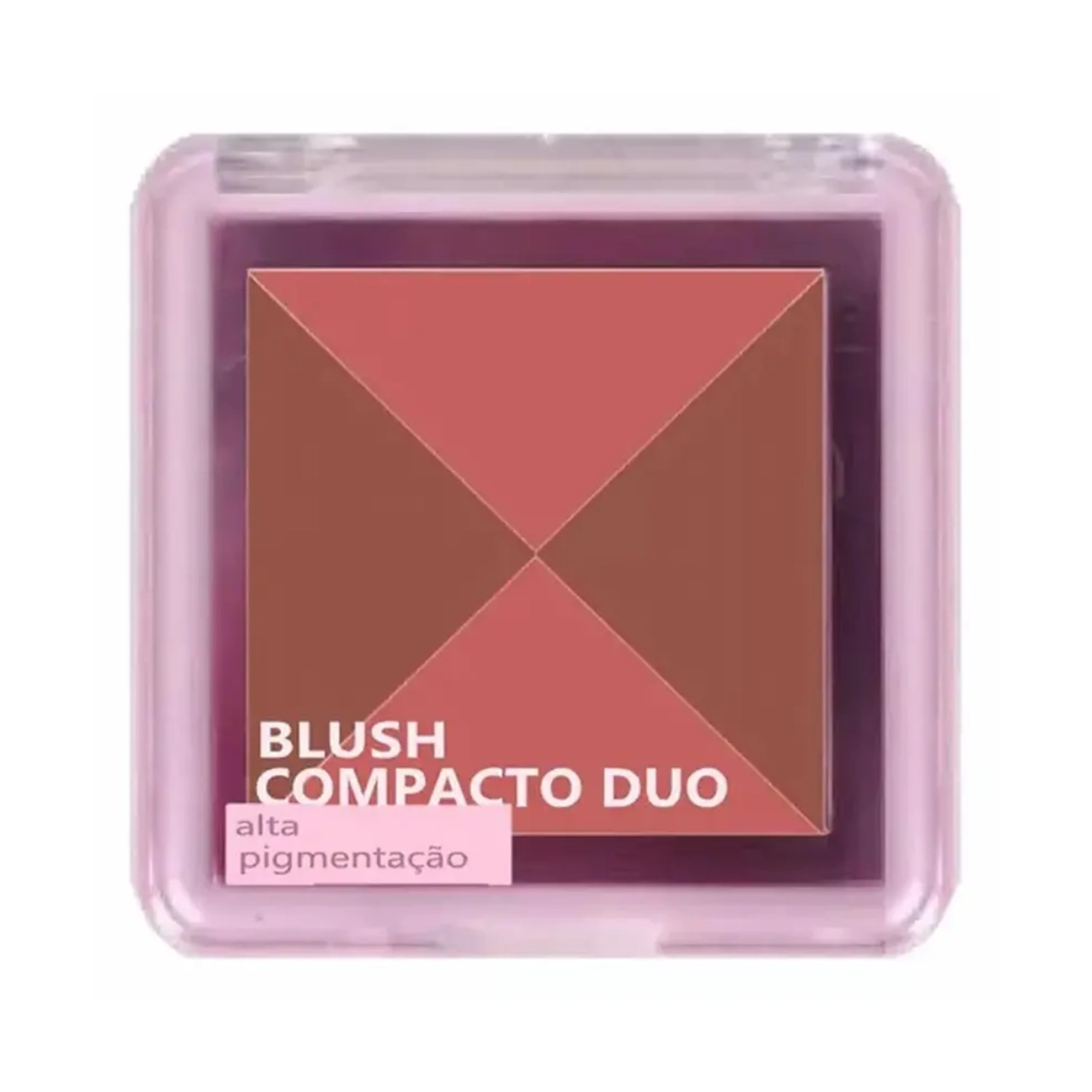 BLUSH COMPACTO DUPLA PALETA DE CORES DB04 RUBY ROSE