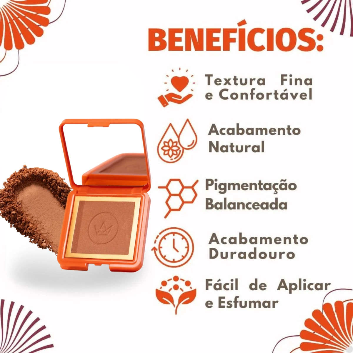 Blush Compacto Makeup Sunny Cheeks Dusty Mari Maria
