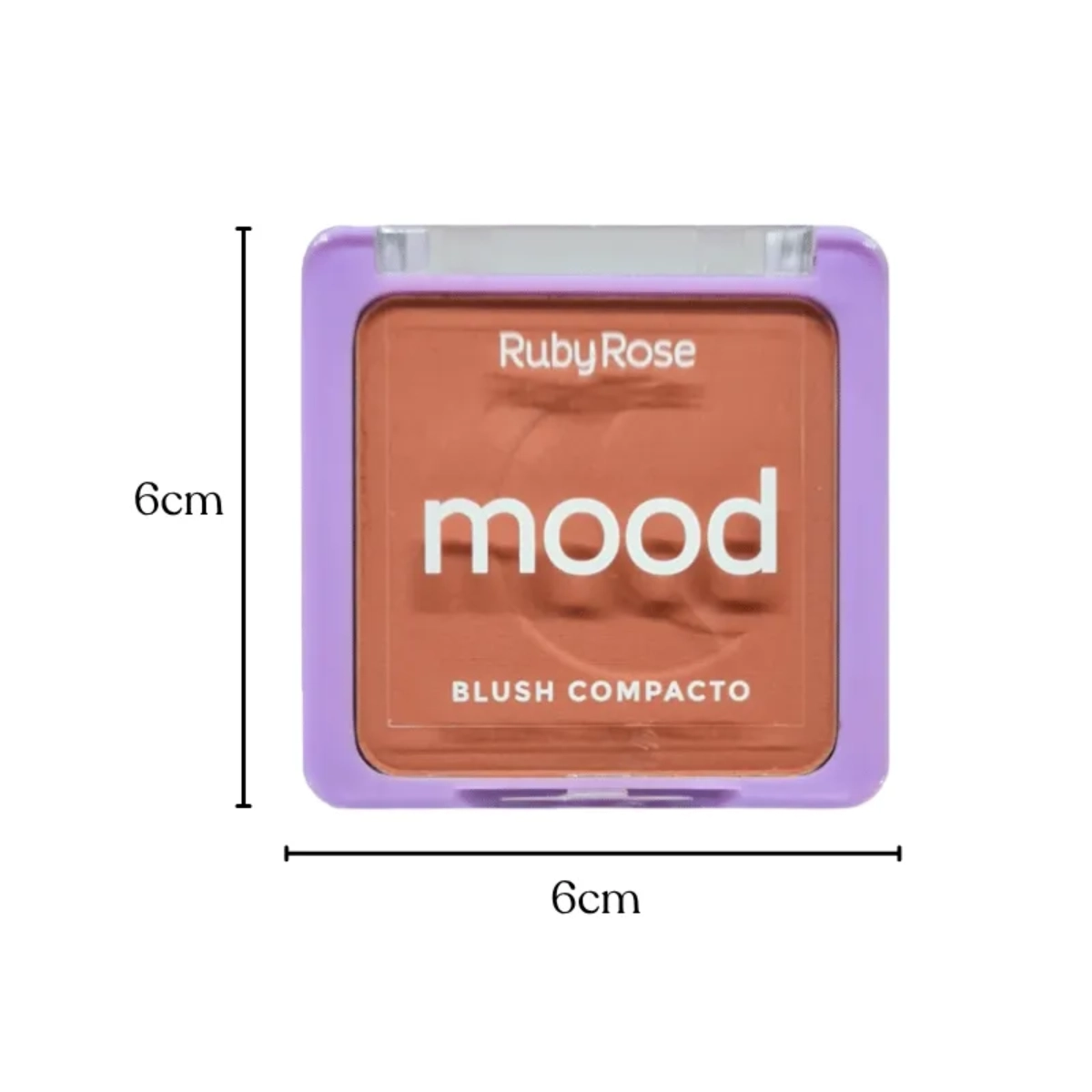 BLUSH COMPACTO RUBY ROSE FEELS MOOD MB50 HBF5825