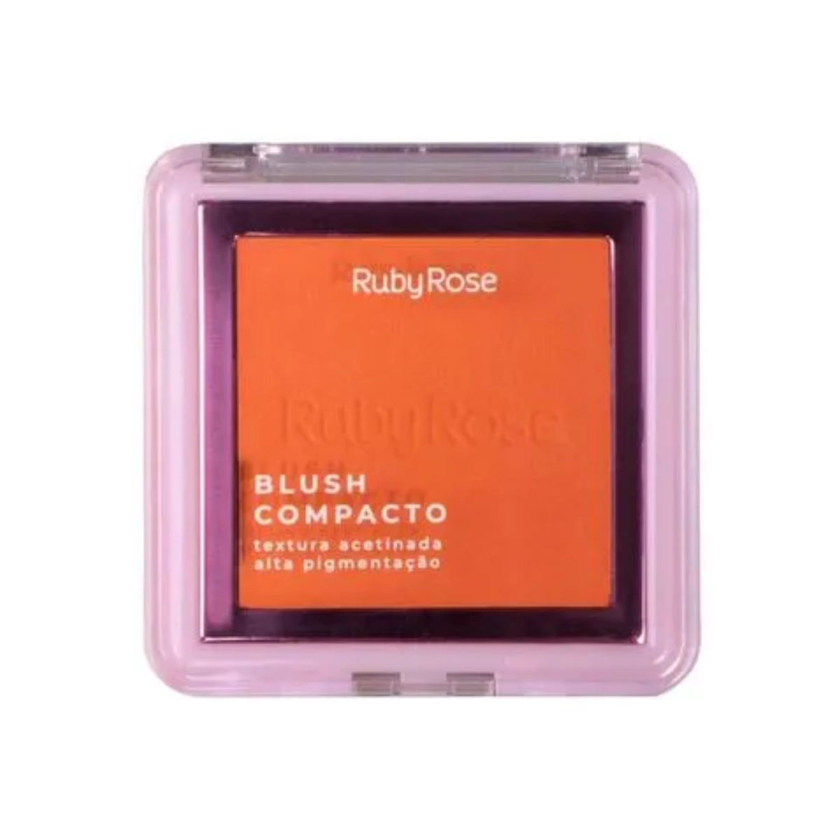 BLUSH COMPACTO RUBY ROSE TEXTURA ACETINADA BL10 7,3G