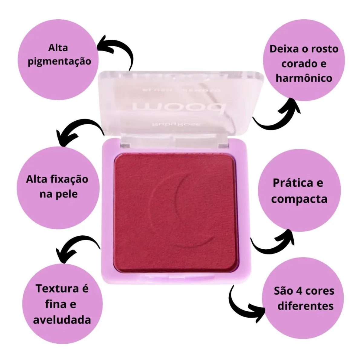 BLUSH CREMOSO MOOD CB02 HBF5872 RUBY ROSE
