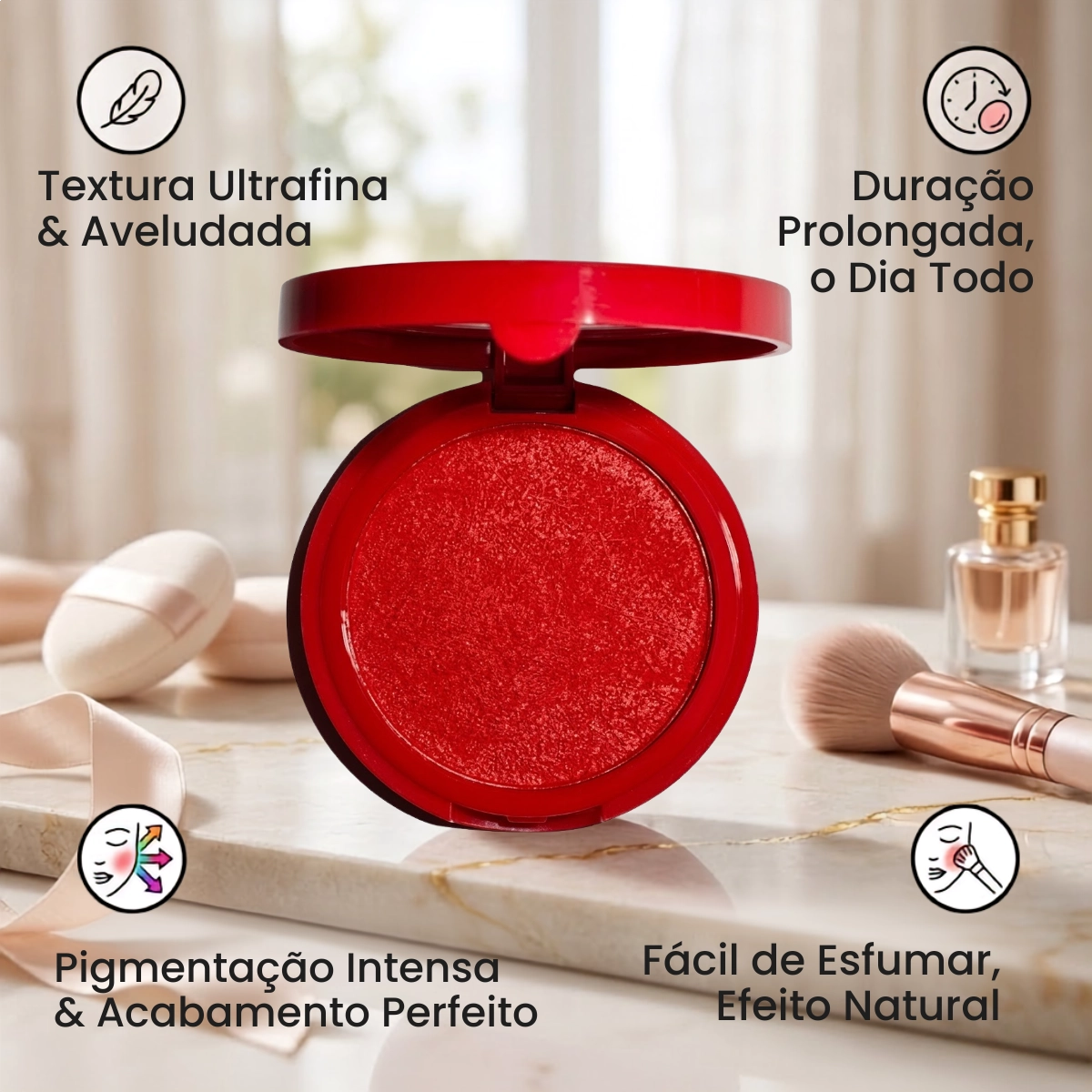BLUSH CREMOSO POP TREND HBM17-2 RUBY ROSE ALTA PIGMENTACAO BLUSH CREMOSO POP TREND HBM17-2 RUBY ROSE ALTA PIGMENTACAO