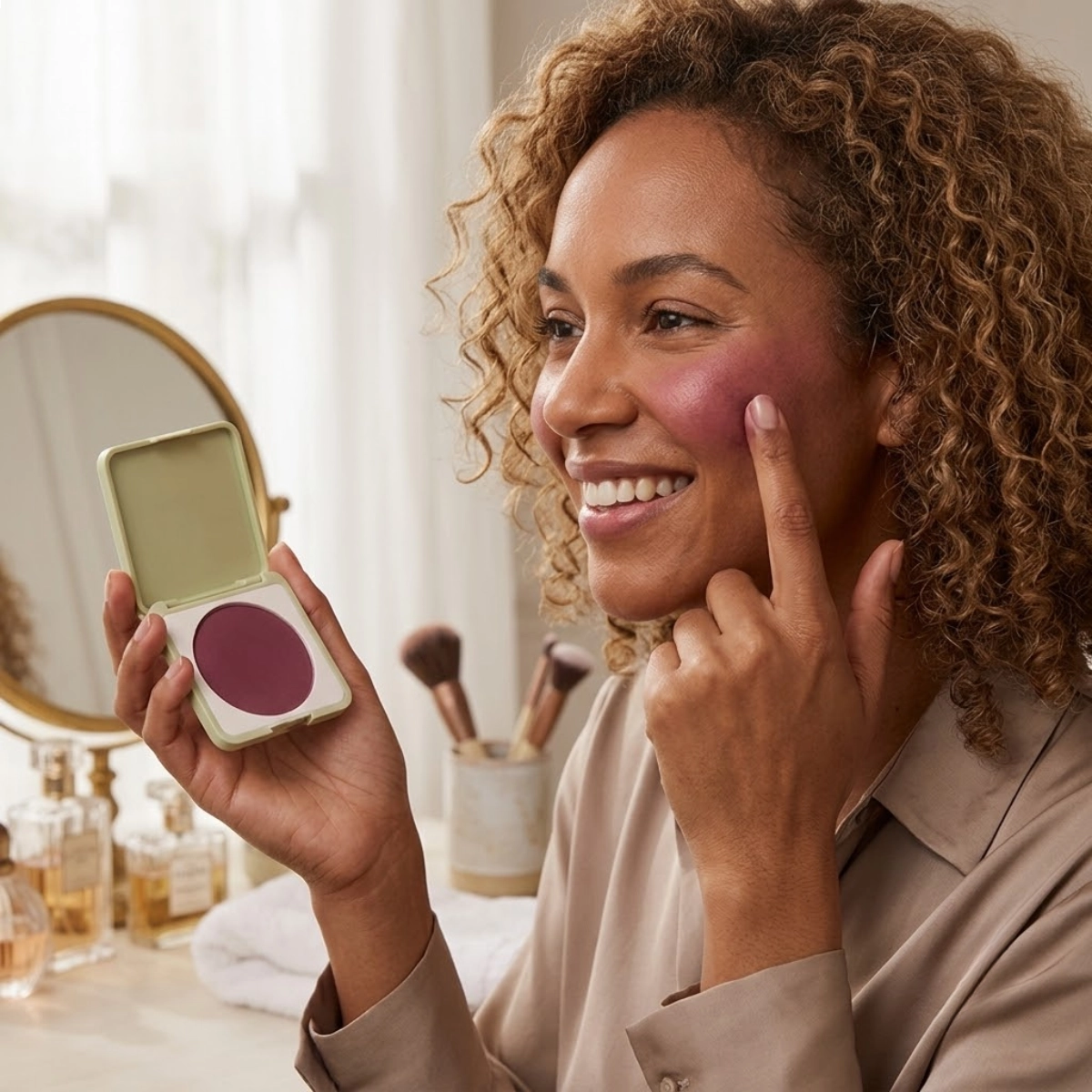 BLUSH RUBY ROSE SILK SKIN DEEP PLUM ALTA PIGMENTAÇÃO BLUSH RUBY ROSE SILK SKIN DEEP PLUM ALTA PIGMENTAÇÃO