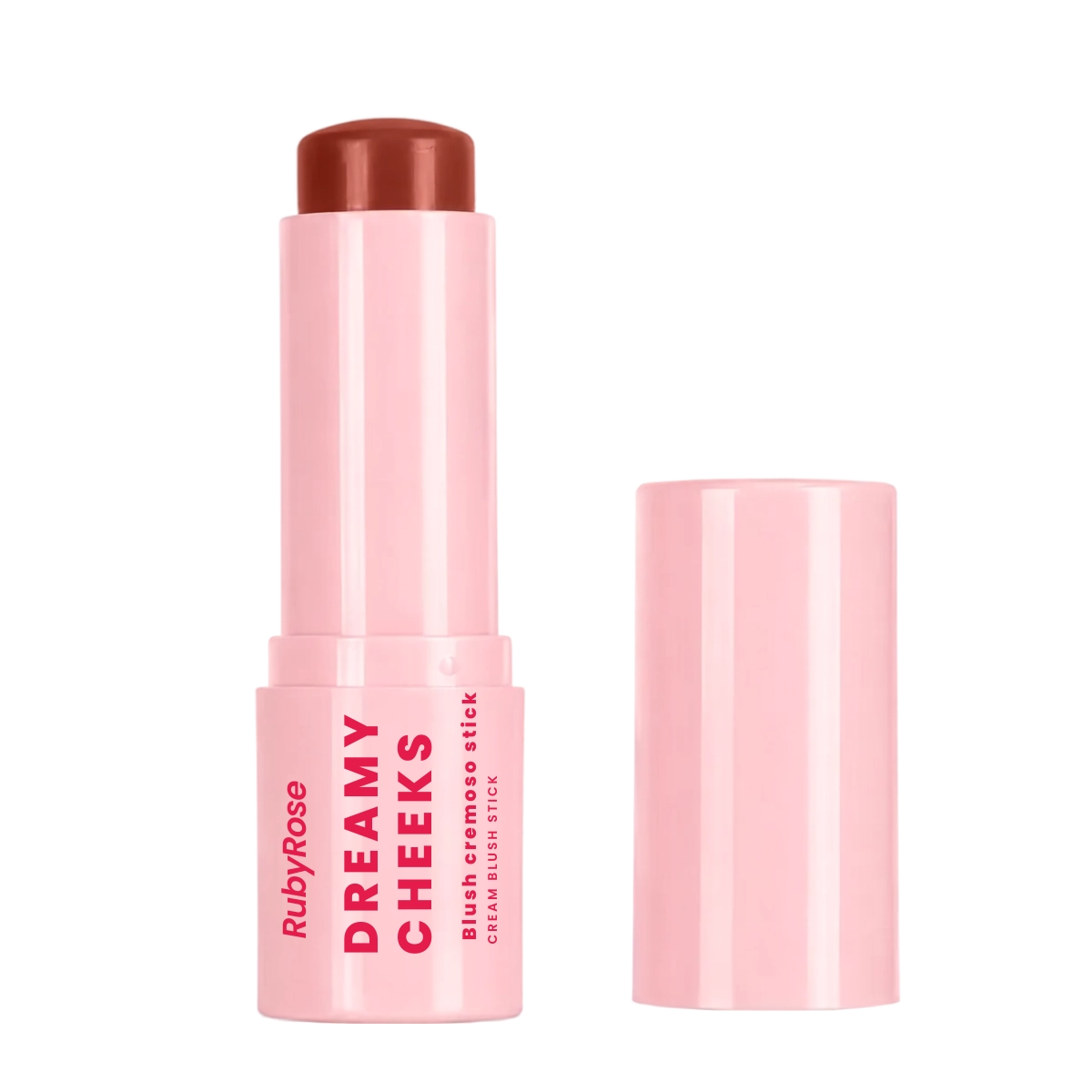 BLUSH STICK CREMOSO RUBY ROSE BURNT CORAL 10 DREAMY CHEEKS