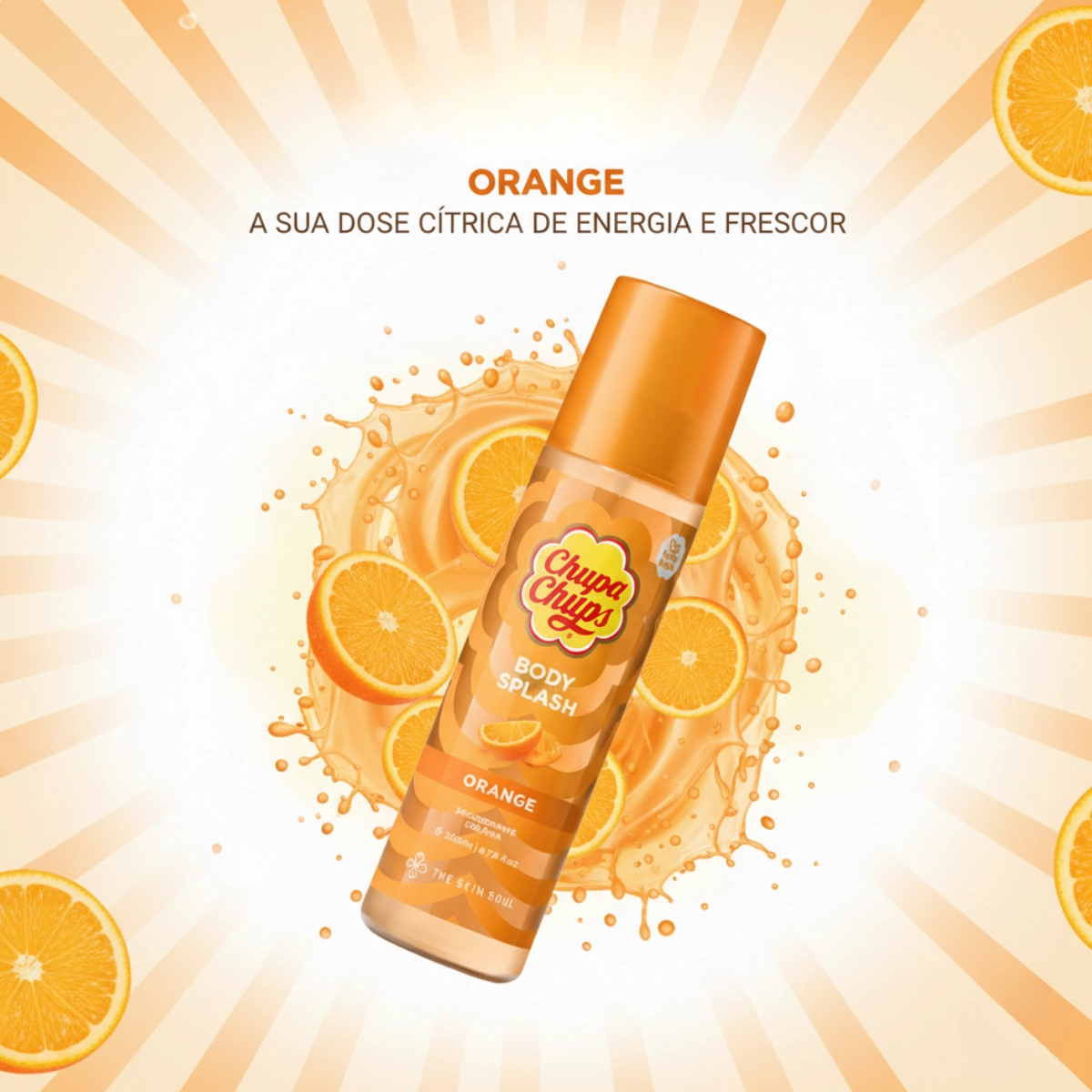 BODY SPLASH CHUPA CHUPS ORANGE JACQUES JANINE 200ML 