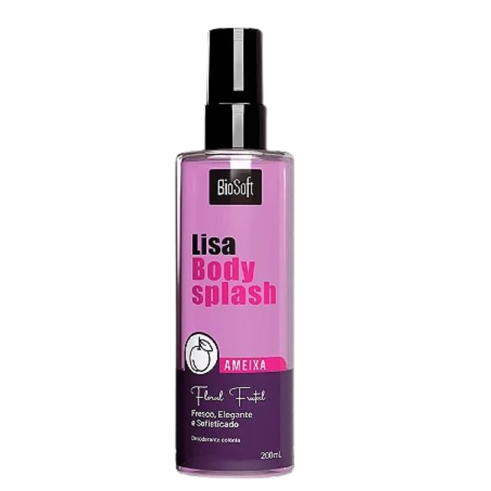 Body Splash de Ameixa 200ml - Fragrância Floral Frutal Fresca e Sofisticada
