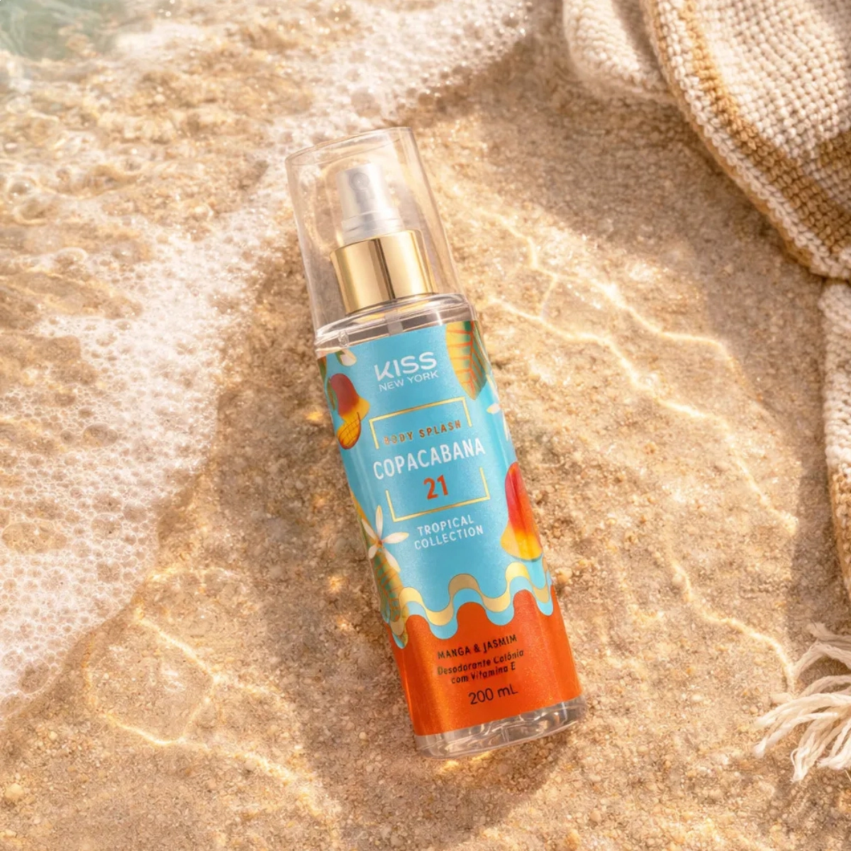 BODY SPLASH KISS NY TROPICAL COLLECTION COPACABANA 21 MANGA & JASMIN 200ML BODY SPLASH KISS NY TROPICAL COLLECTION COPACABANA 21 MANGA & JASMIN 200ML