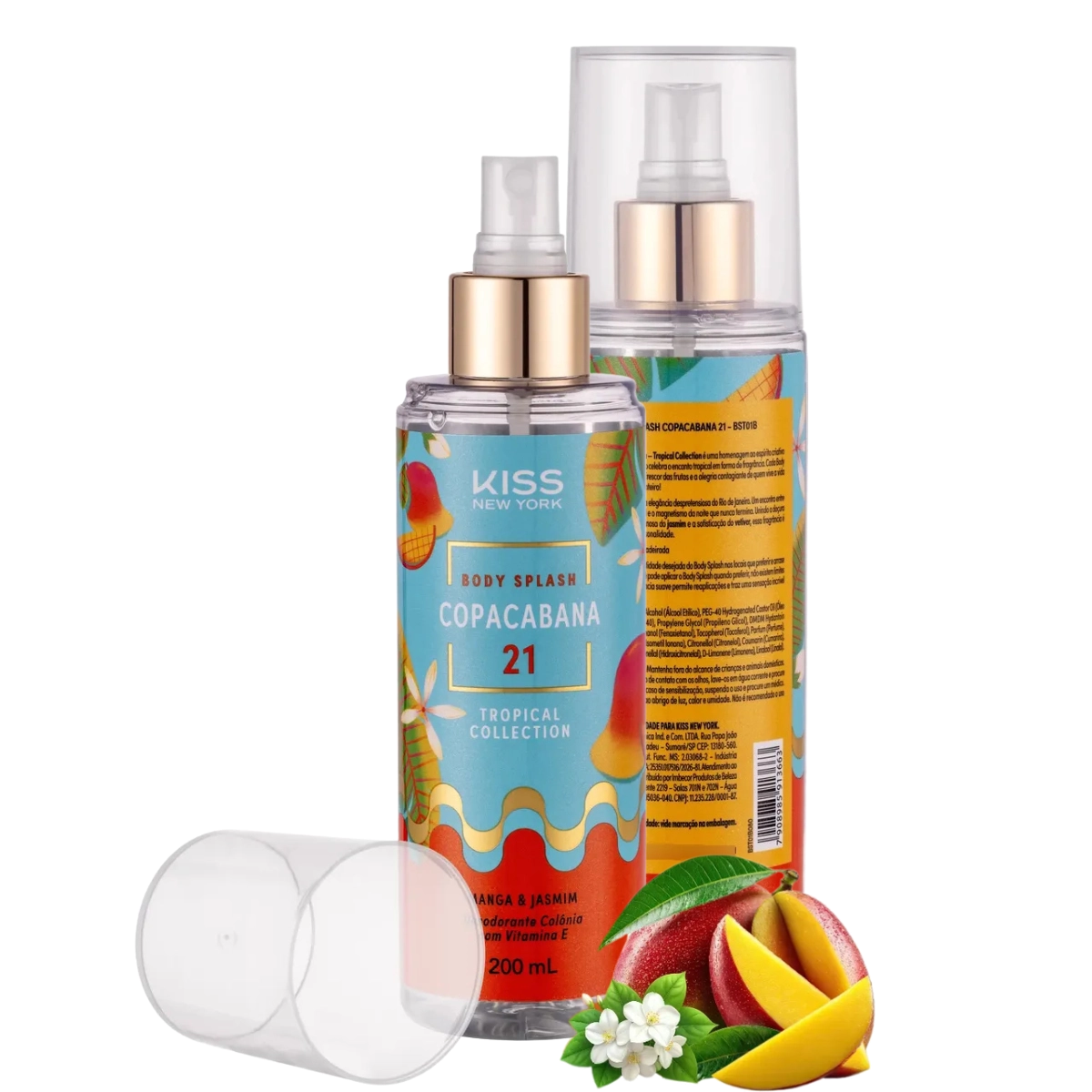 BODY SPLASH KISS NY TROPICAL COLLECTION COPACABANA 21 MANGA & JASMIN 200ML BODY SPLASH KISS NY TROPICAL COLLECTION COPACABANA 21 MANGA & JASMIN 200ML