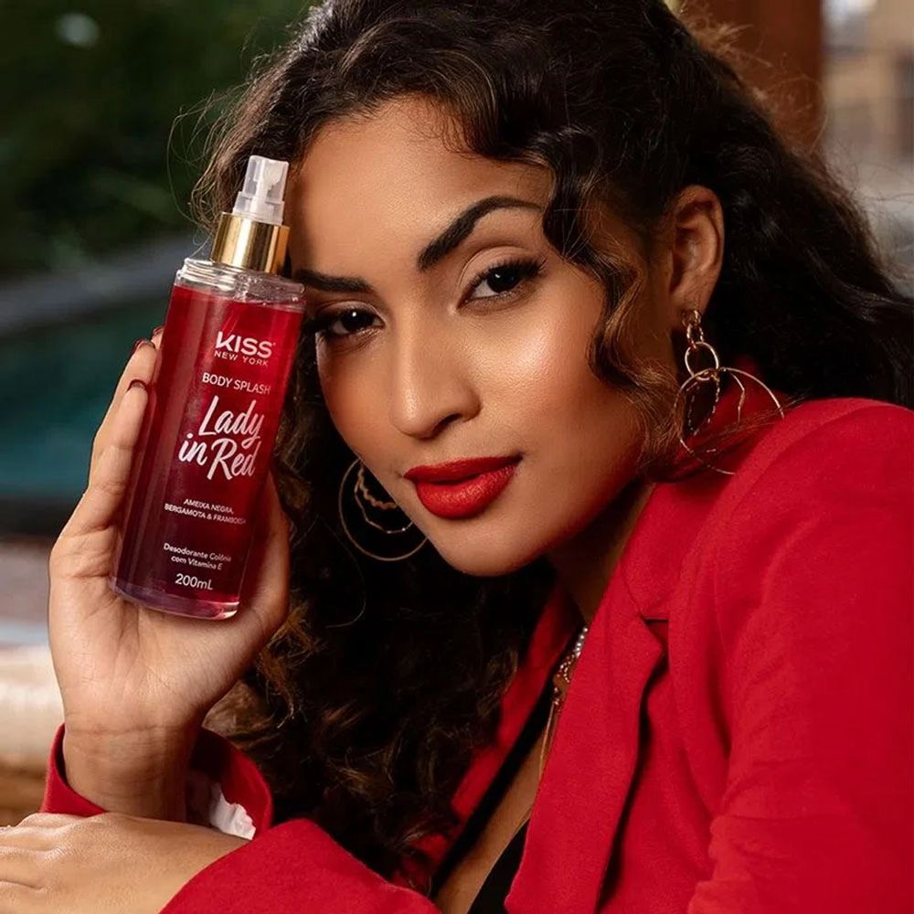 Body Splash Lady In Red Kiss New York Bs01b