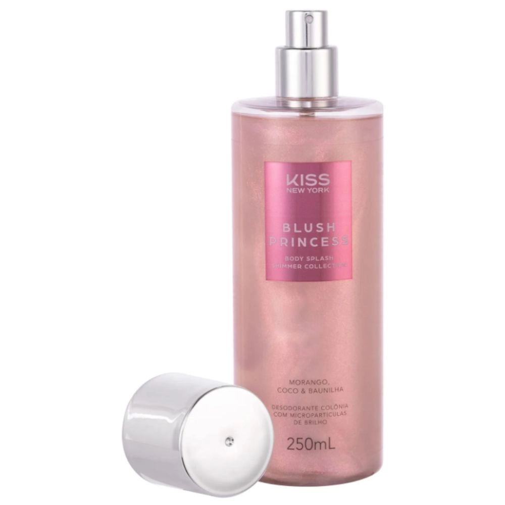 Body Splash Shimmer Collection Blush Princess 250ml - Kiss New York