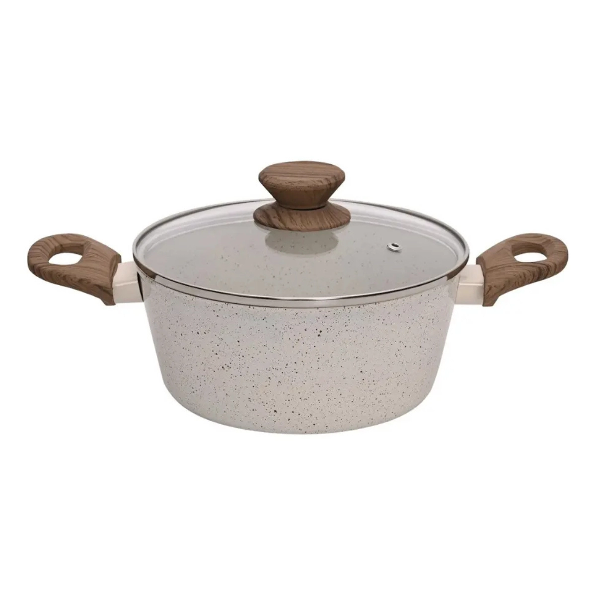 CAÇAROLA MIMO STYLE COOK MÁRMOL 20CM INDUÇÃO FUNDO TRIPLO