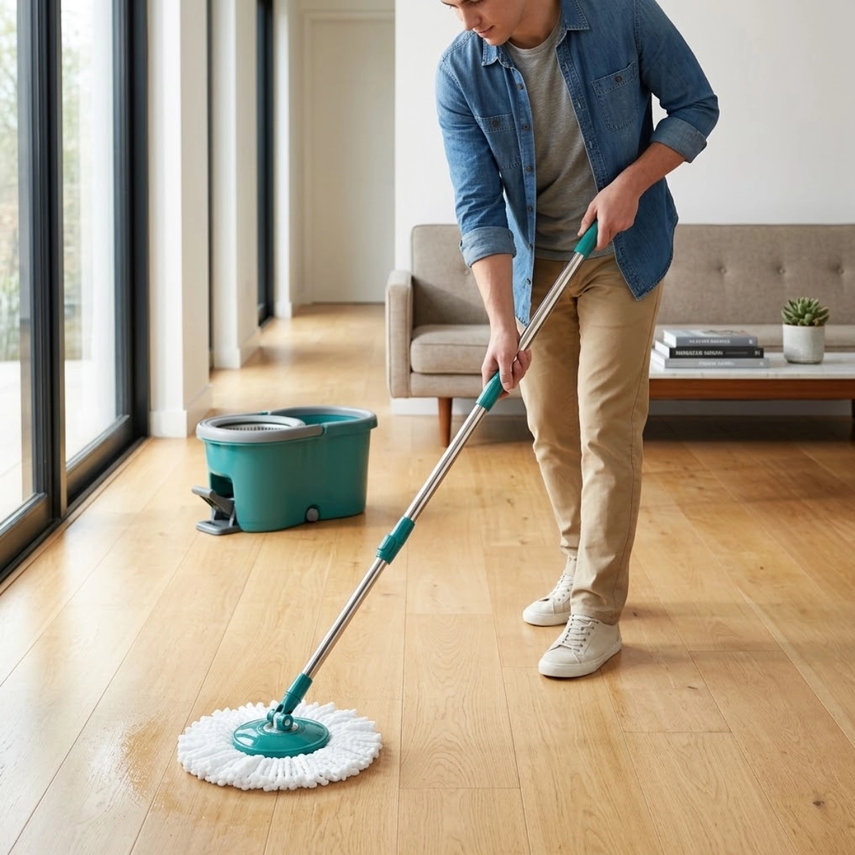 CABO PARA MOP GIRATÓRIO FIT FLASHLIMP COMPLETO VERDE