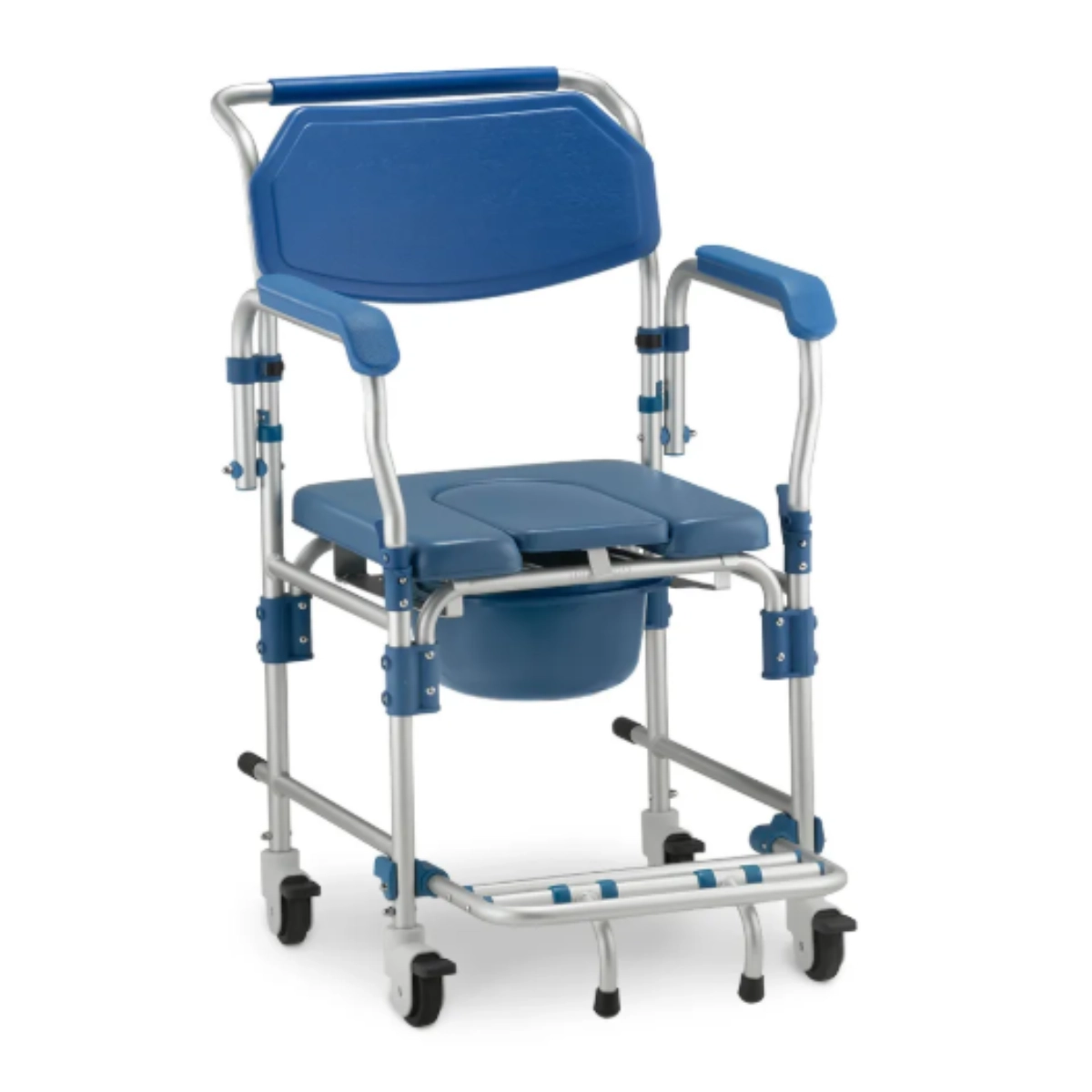 Cadeira de Banho em Alumínio até 150 Kg Assento 42 Cm D60 Dellamed