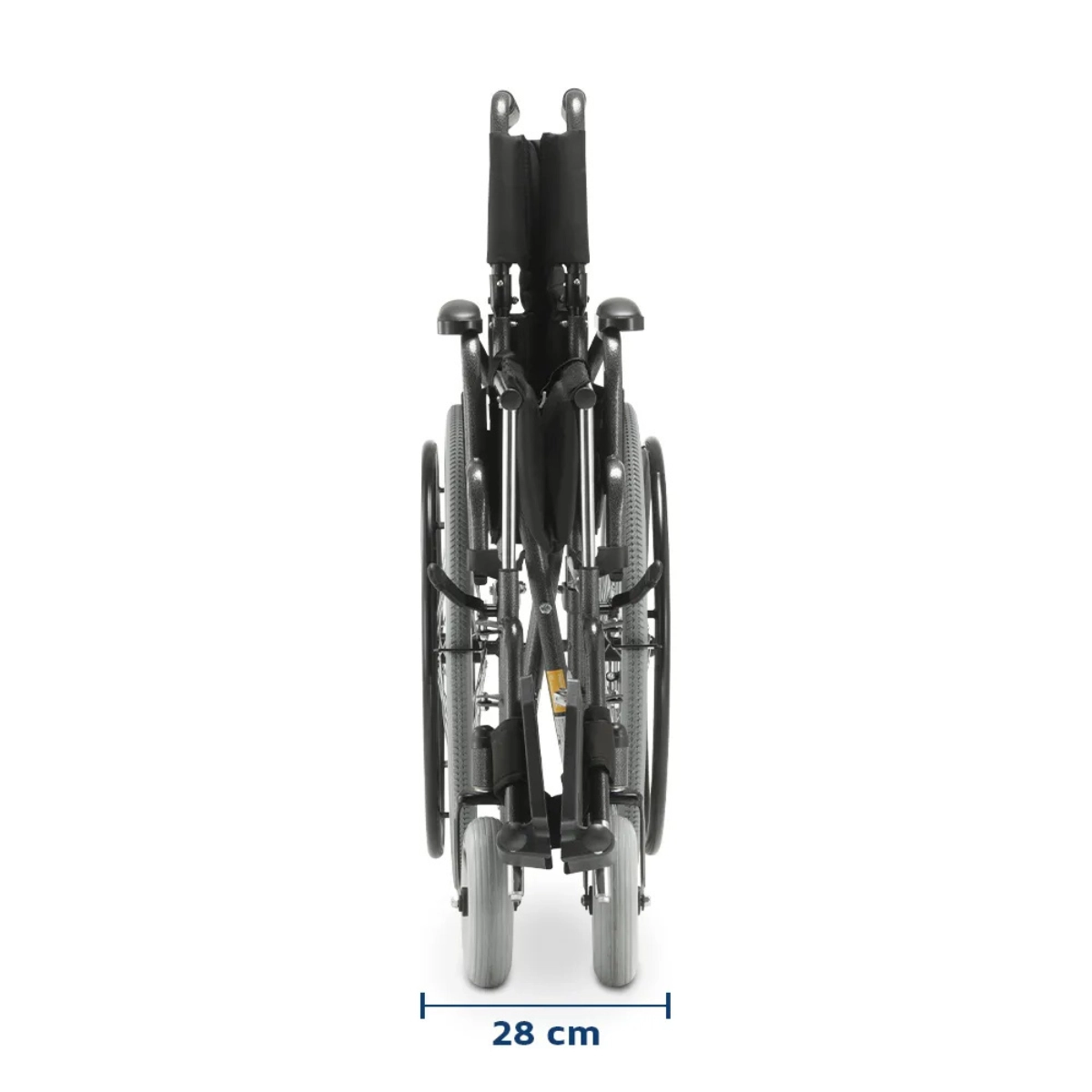 CADEIRA DE RODAS ACOLCHOADA DELLAMED D400 T48 AÇO DOBRAVEL ATE 120KG