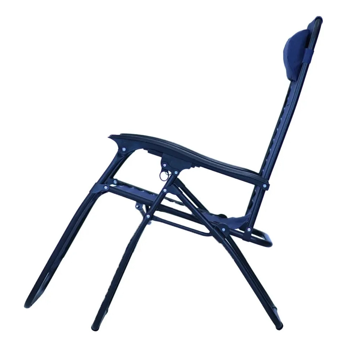 CADEIRA ESPREGUIÇADEIRA DOBRÁVEL AZUL NAUTIKA GRAVITY AÇO 120KG