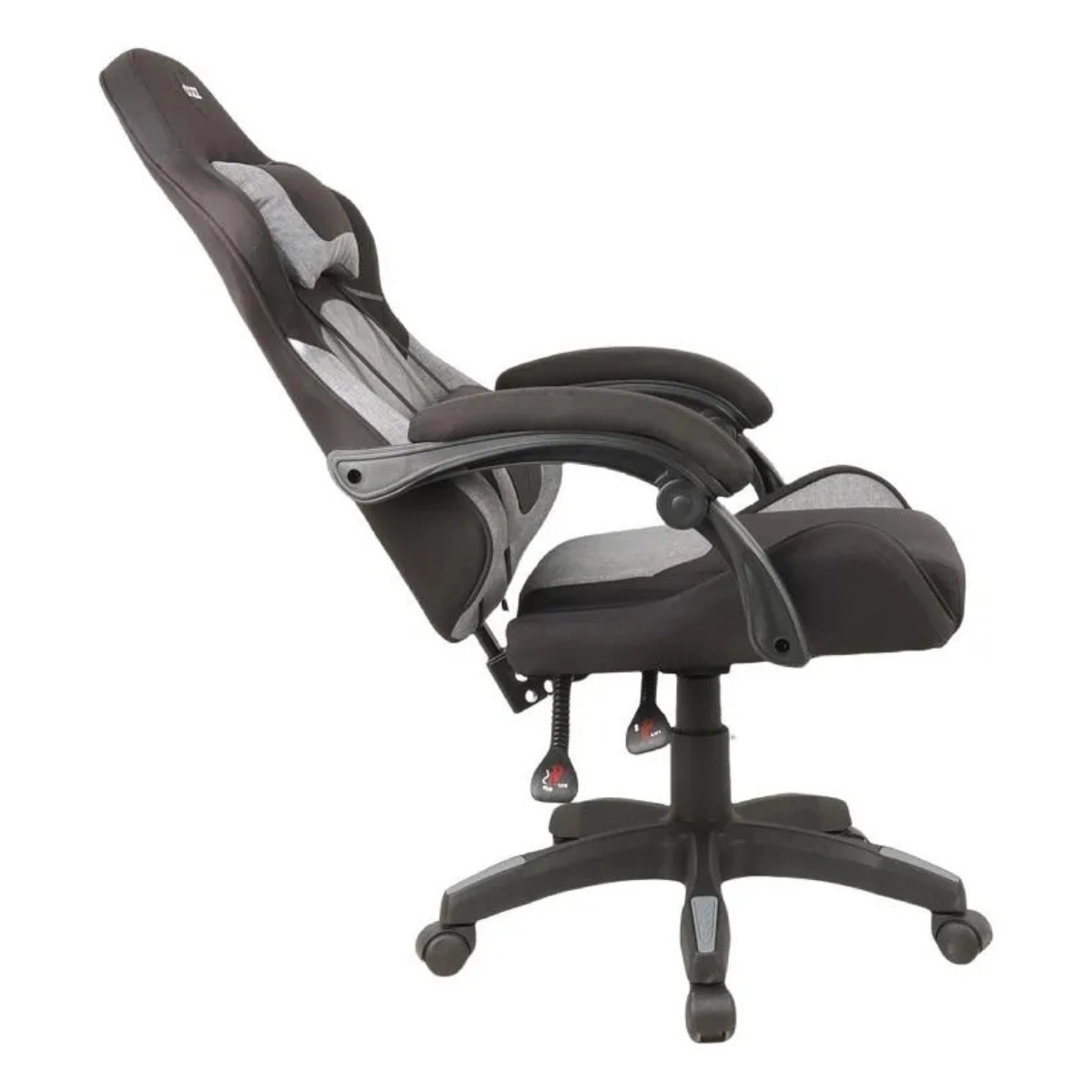 CADEIRA GAMER AXION PRETO E CINZA 100KG DAZZ