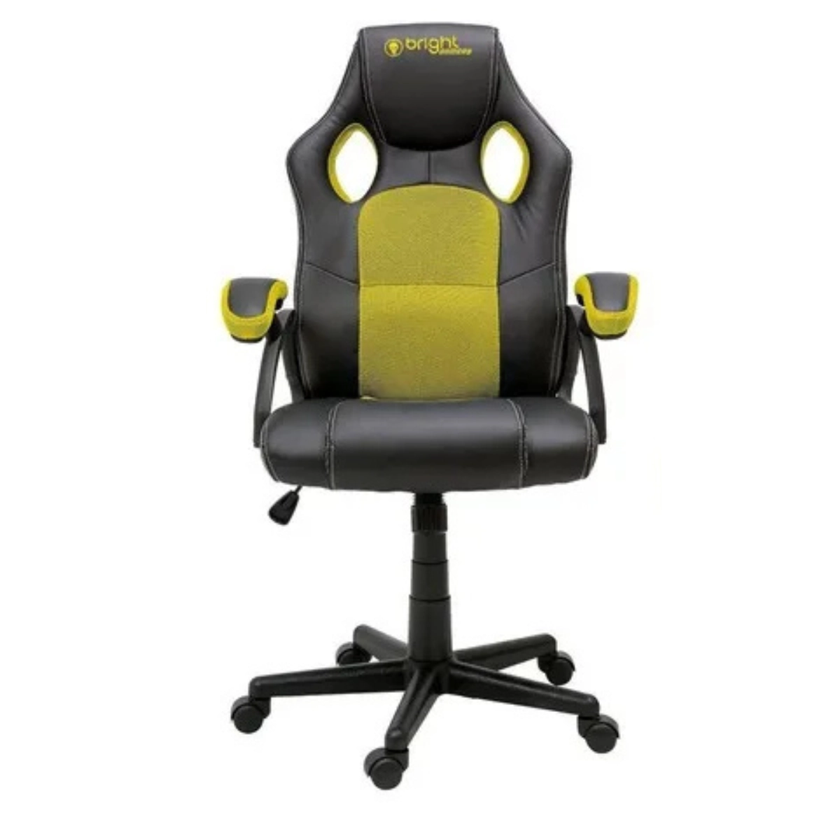 
CADEIRA GAMER BRIGHT AMARELA CG-03 ERGONÔMICA RECLINÁVEL AJUSTÁVEL CONFORTO PROFISSIONAL