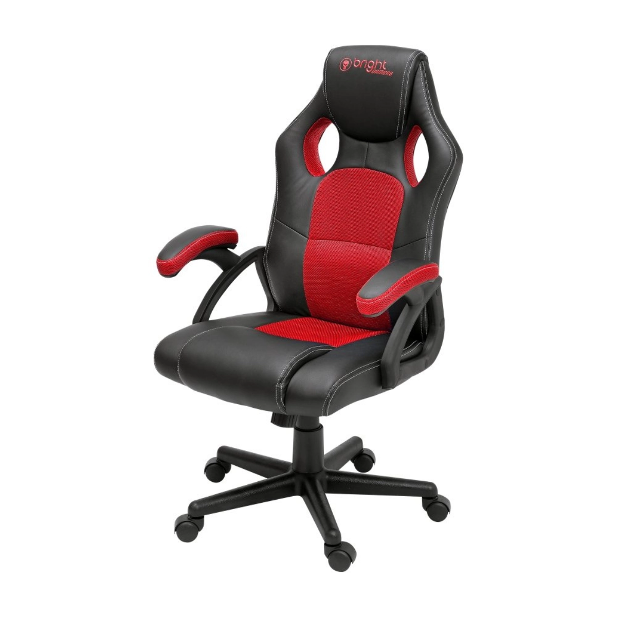 CADEIRA GAMER BRIGHT VERMELHA CG-02 ERGONÔMICA RECLINÁVEL AJUSTÁVEL CONFORTO PROFISSIONAL