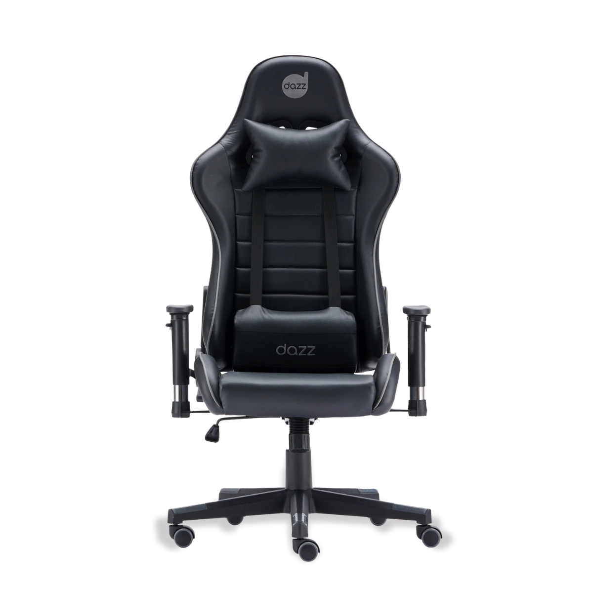 CADEIRA GAMER DAZZ ELITE PRO PRETO E CINZA COURO SINTETICO 140KG