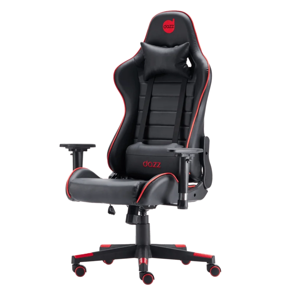 CADEIRA GAMER DAZZ PRIME-X V2 PRETO E VERMELHO