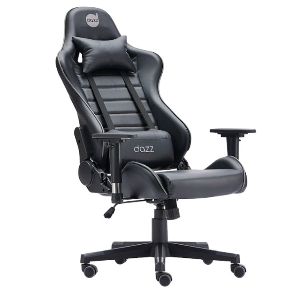 CADEIRA GAMER ERGONOMICA PRIME-X V2 PRETO/CINZA - DAZZ