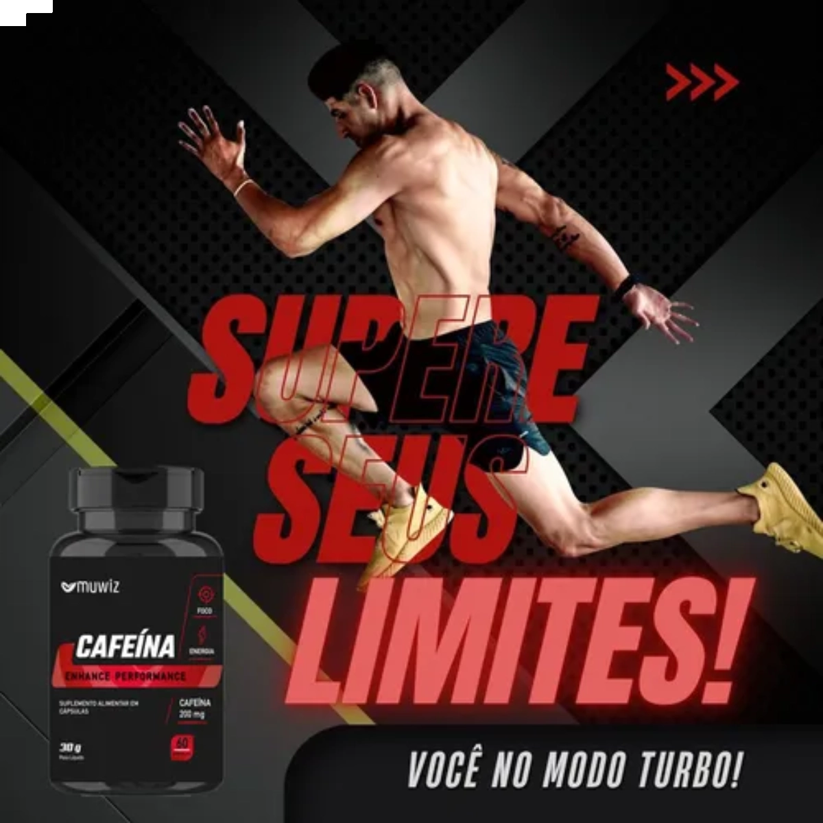 Cafeina Enhance Performance 500mg 60 Capsulas