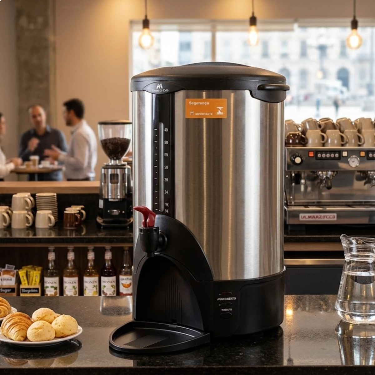 CAFETEIRA AUTOMATICA MACHERSONI 6 LITROS 220V INOX
