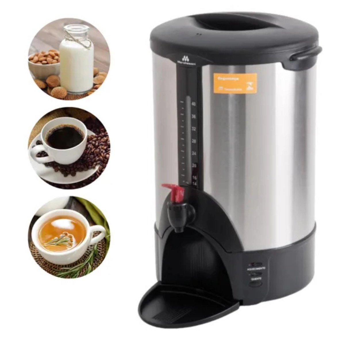 CAFETEIRA AUTOMATICA MACHERSONI 6 LITROS 220V INOX