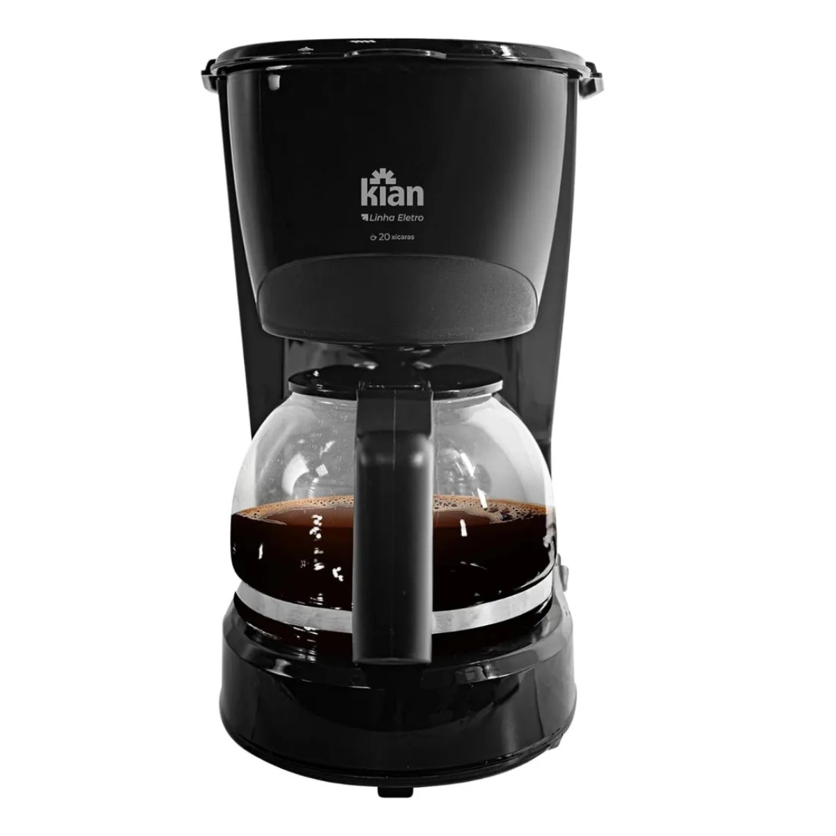 CAFETEIRA ELETRICA 20 XICARAS PRETA 127V CF100 KIAN