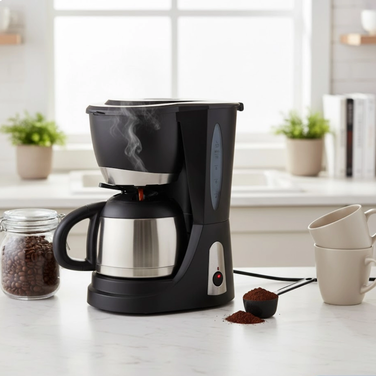 CAFETEIRA ELETRICA THERMO 25 XICARAS PRETA AGRATTO 220V 