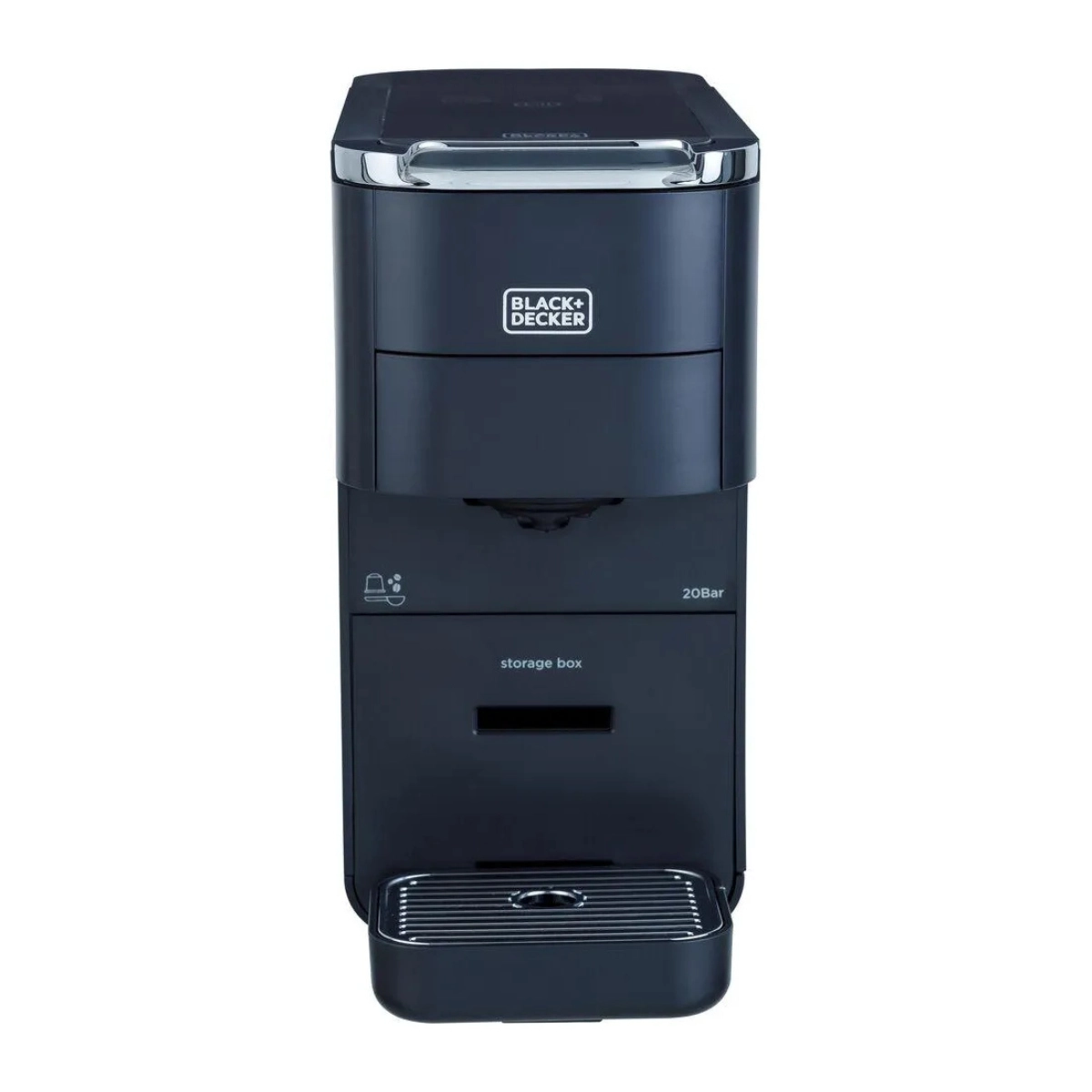 CAFETEIRA ESPRESSO 1,4L COM TOUCH BLACK+DECKER MULTI-IN-ONE 127V