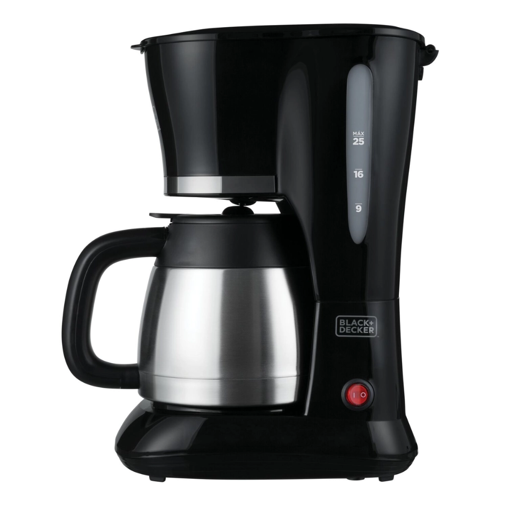 Cafeteira Inox Elétrica 25 Xícaras Black&decker 220v Filtro Cor Preto Cafeteira Inox Elétrica 25 Xícaras Black&decker 220v Filtro Cor Preto