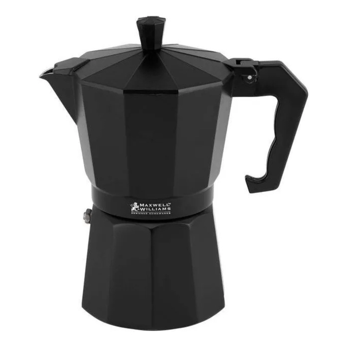 Cafeteira Italiana Aluminio Preta com 6 Xicaras Mw