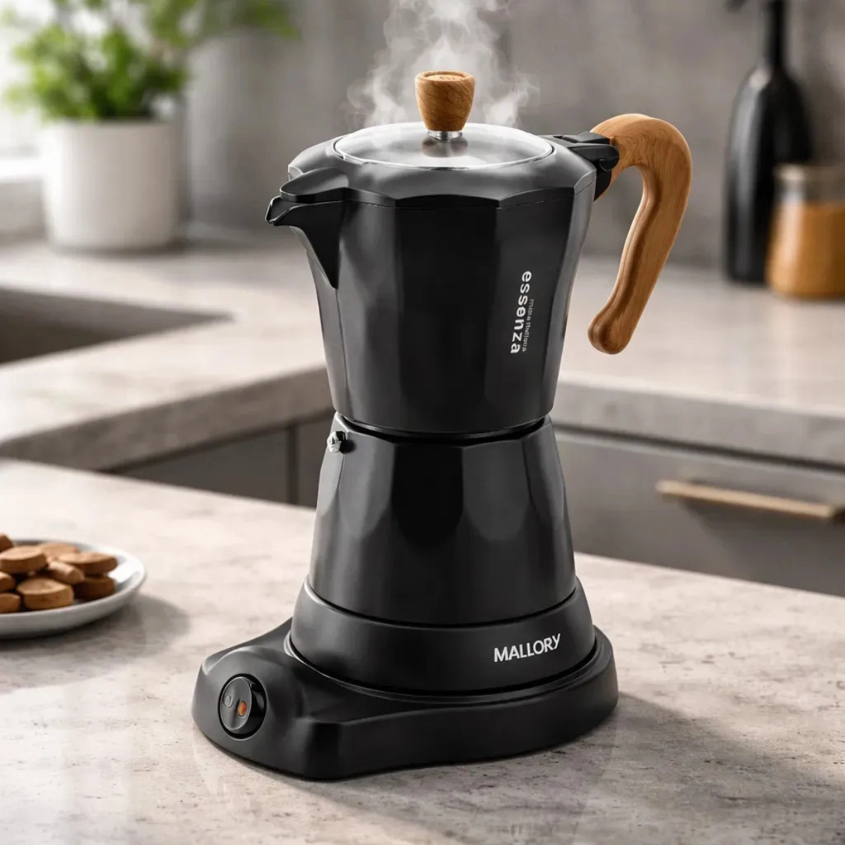 CAFETEIRA ITALIANA ELÉTRICA MALLORY ESSENZA 6 XÍCARAS 220V