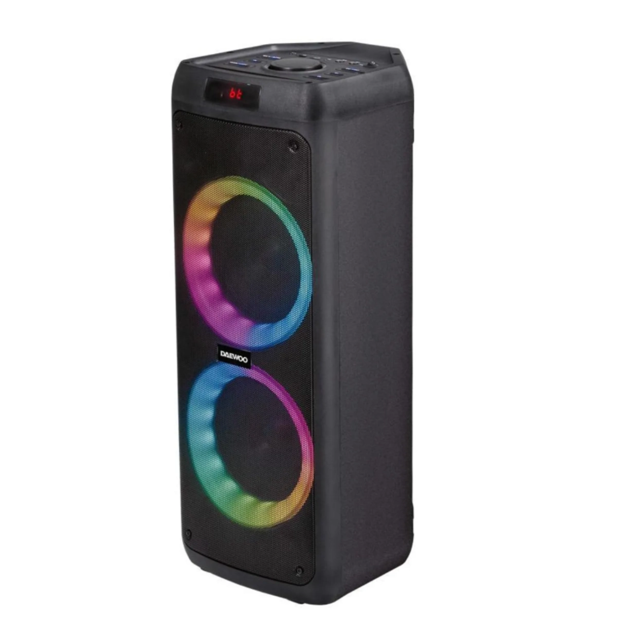 Caixa de Som Bluetooth 50W com TWS e Microfone Ideal para Festas e Eventos