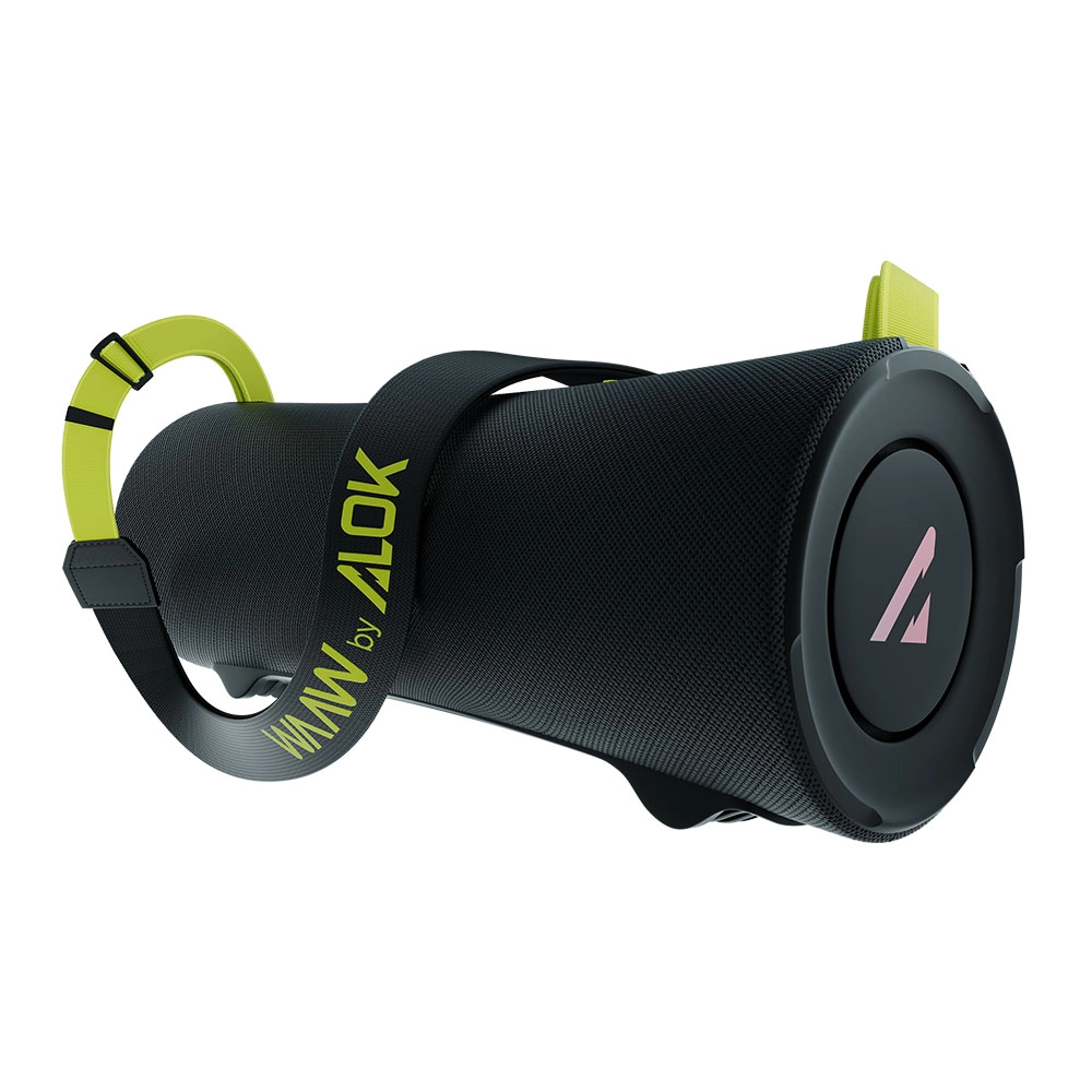 CAIXA DE SOM BLUETOOTH WAAW BY ALOK BOOM 100SB Á PROVA D' ÁGUA CAIXA DE SOM BLUETOOTH WAAW BY ALOK BOOM 100SB Á PROVA D' ÁGUA