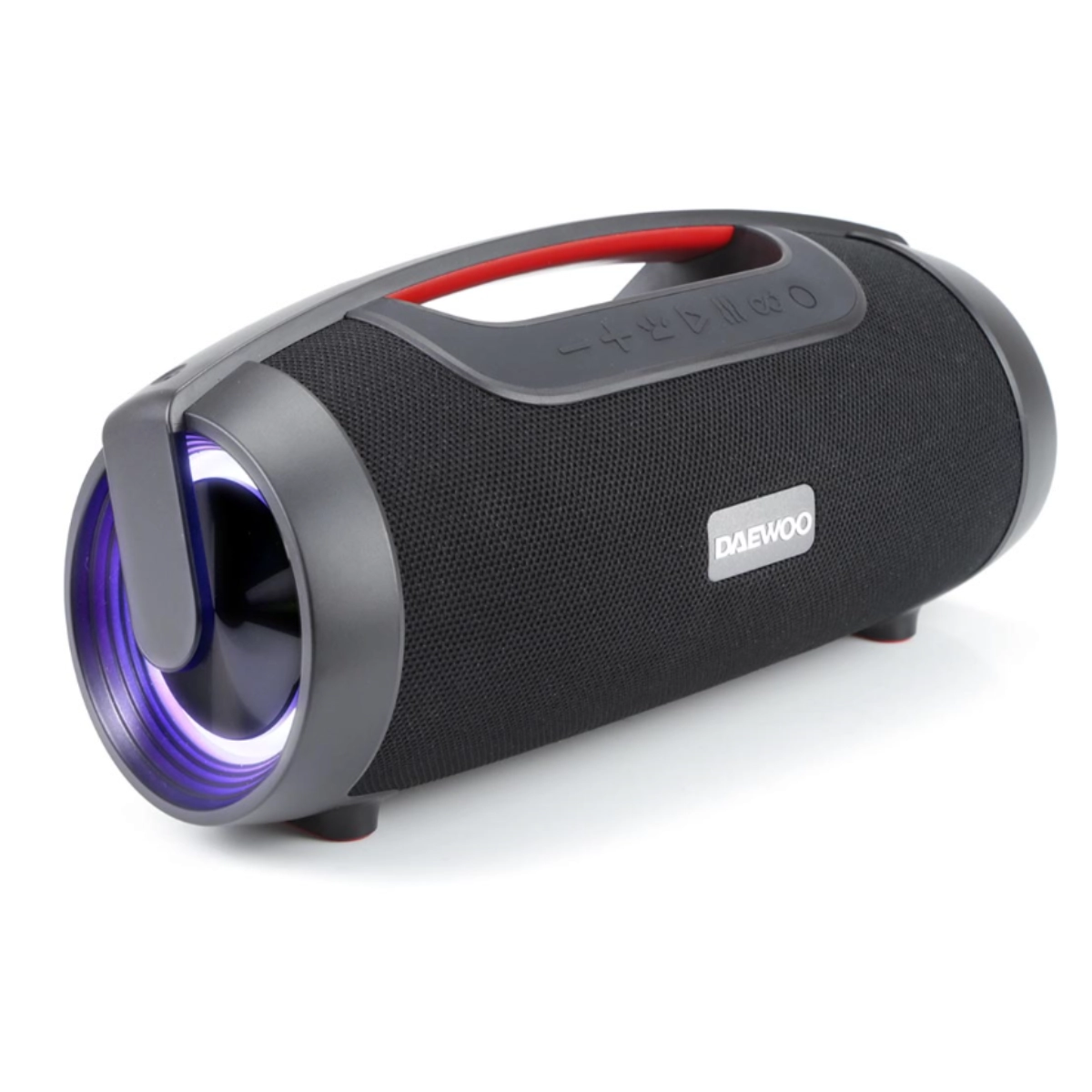 Caixa de Som Portátil Boombox DW242 Design, Potência e Conectividade
