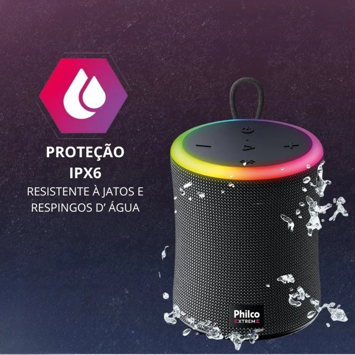 CAIXA DE SOM SPEAKER BLUETOOTH 35W IPX6 PBS35