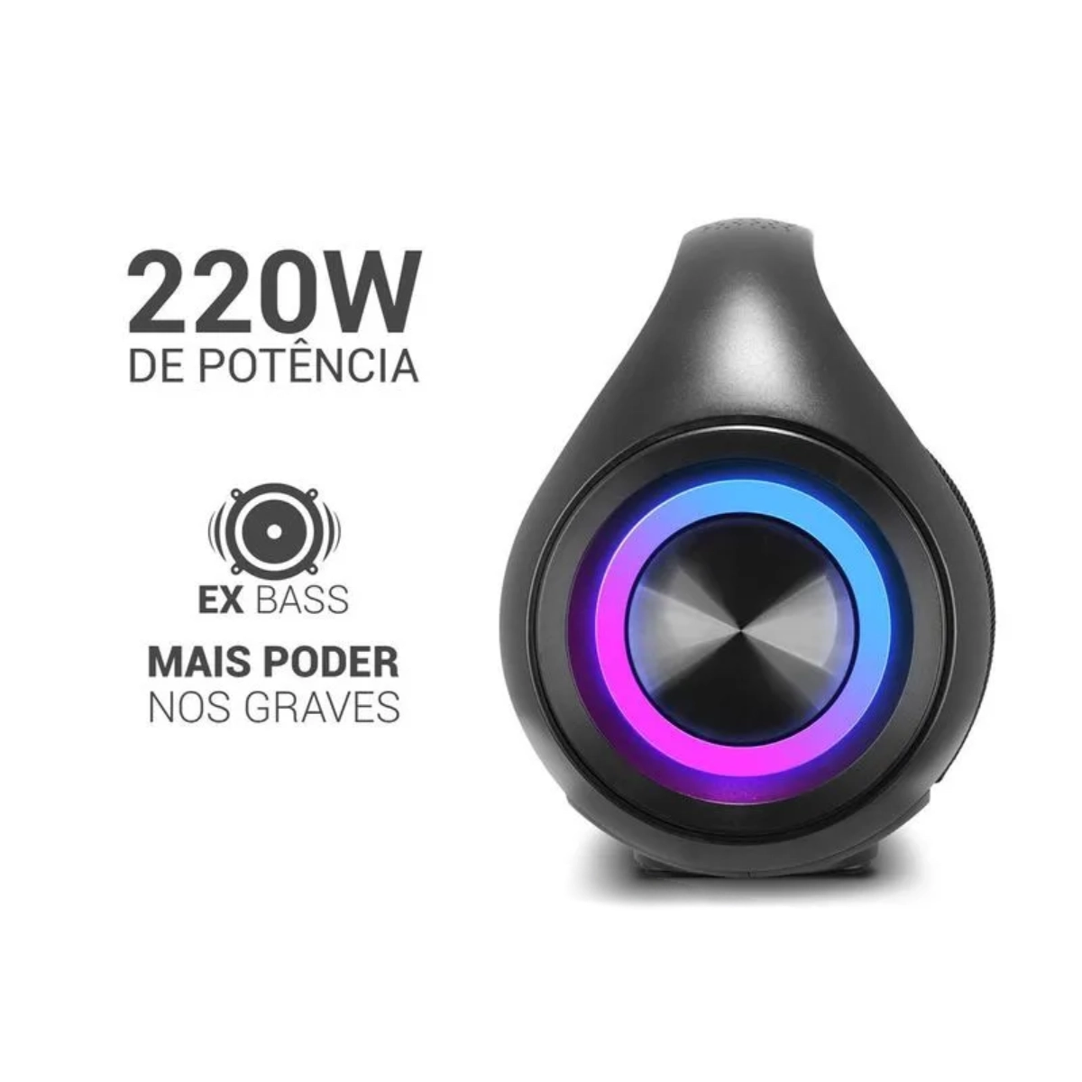 CAIXA DE SOM SPEAKER BLUETOOTH TWS V5.3 PHILCO EXTREME 220W