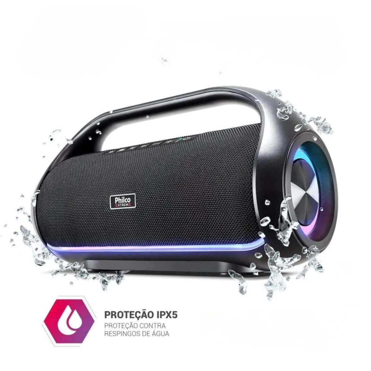 CAIXA DE SOM SPEAKER BLUETOOTH TWS V5.3 PHILCO EXTREME 220W