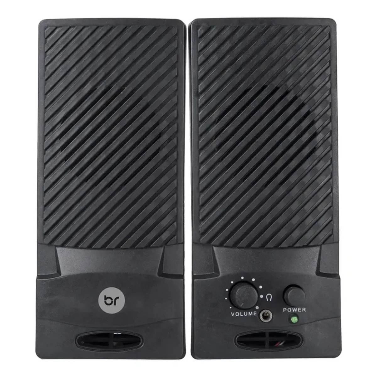 CAIXA DE SOM USB BRIGHT PRETO COM CONTROLE PARA MESA
